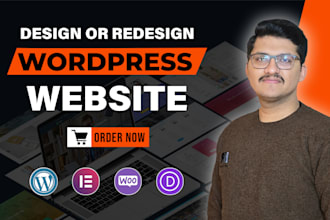 create wordpress website design, or redesign business website development