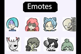 draw you emoticons for twitch and other hundreds of networks