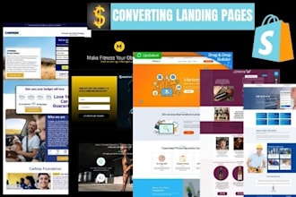 build a high converting landing page,shopify sales landing page