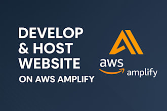 develop and  host website on AWS amplify