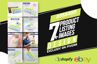 do eye catchy amazon listing picture and ebc design