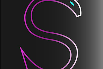 do a minimalist, 2d logo