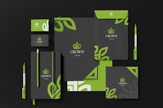 design your business logo, brand identity and brand guidelines