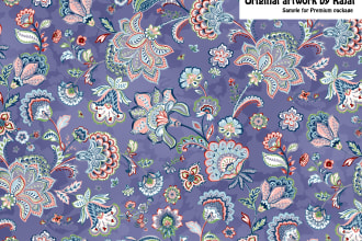 create seamless ethnic print patterns
