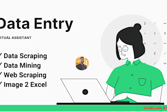 do data scraping, website scraping, data cleanup
