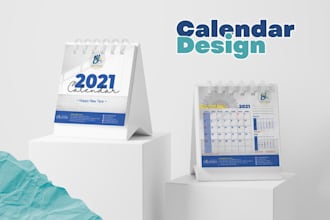 custom desk calendars for corporate or personal branding
