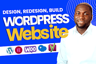 design a responsive wordpress website with SEO and fast loading