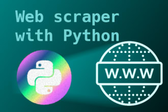 create a custom web scraper bot with python