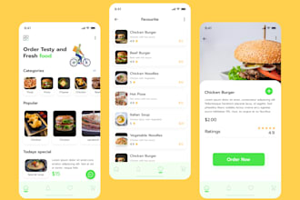 Top 5! design premium mobile app UI UX for ios and android