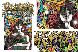 draw your music album, spotify cover in awesome detail