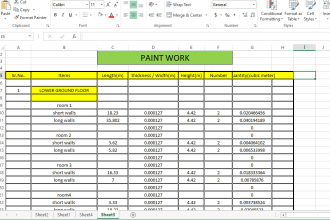 be quantity surveyor and boq expert for construction cost estimate