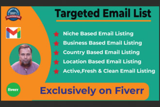 collect niche targeted email list for your business