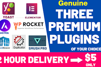install any wordpress premium themes and premium plugins