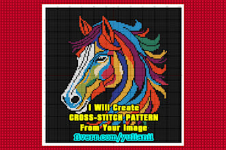 create cross stitch pattern from your image