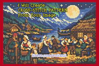 create cross stitch pattern from your image