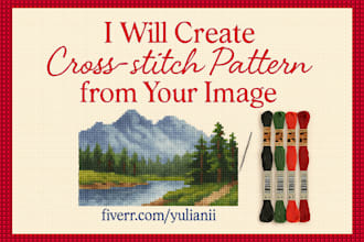 create cross stitch pattern from your image