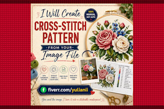create cross stitch pattern from your image