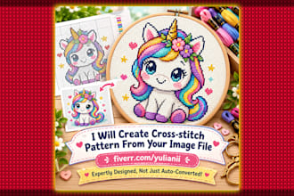 create cross stitch pattern from your image