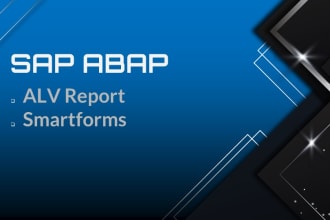 develop sap abap program alv,smartforms,module pool,user exit,badi,bapi