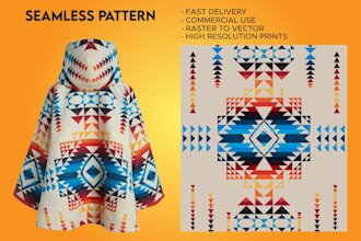 design abstract vector seamless pattern for textile, fashion