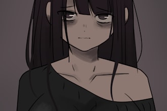drawing nsfw, sfw anime, fanart, original character