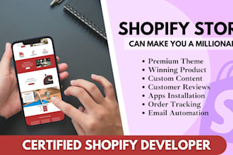 create a profitable shopify dropshipping store