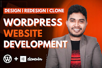 create wordpress website development, duplicate, clone website redesign