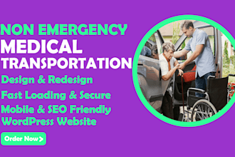 create a non emergency medical transportation nemt website
