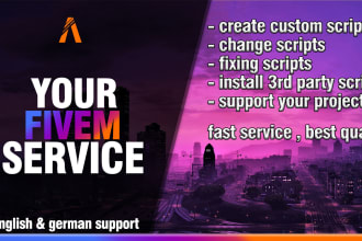 fix your fivem scripts and can do anything you want for fivem rp