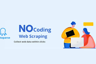 do web scraping with octoparse in 24hrs