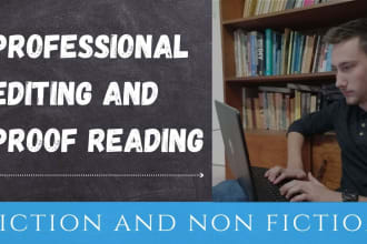 professionally edit and proofread your manuscript