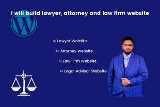 create lawyer website for getting new clients