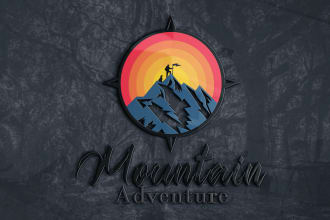 do  design travel , adventure, tour, outdoor logo
