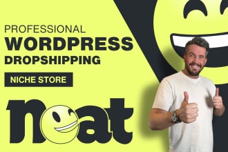 create a professional wordpress online shop