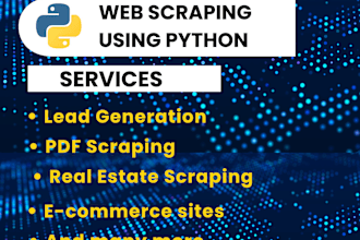 do python web scraping, data scraping, data mining, web scraper