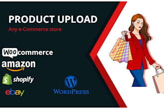 upload product for woocommerce shopify and ecommerce store