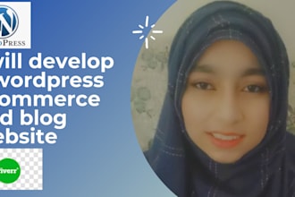 develop wordpress ecommerce website or blog