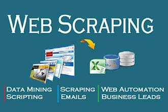 do data entry,  linkedin scraping and web scraping