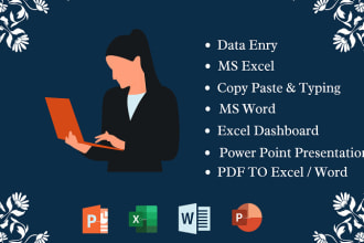 do fastest data entry, ms excel, powerpoint presentation