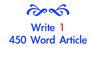 write 1 original article up to 450 words
