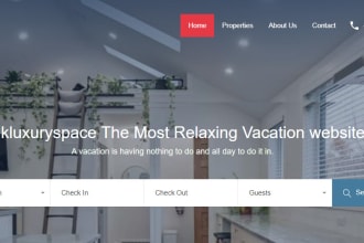 vacation rental website apartment rental like airbnb, virbo, resort, real estate