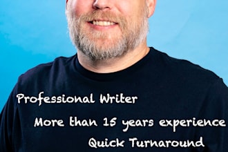 proofread, edit, and rewrite any copy