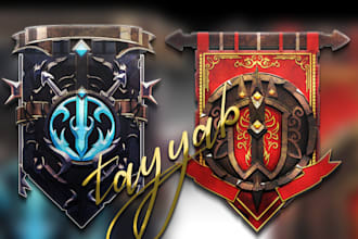 design medieval and rpg logo