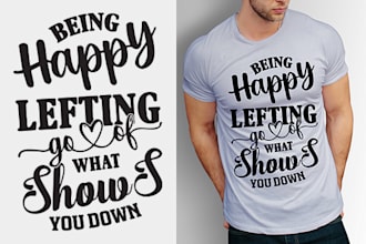 create an amazing t shirts design and trendy typography t shirt design