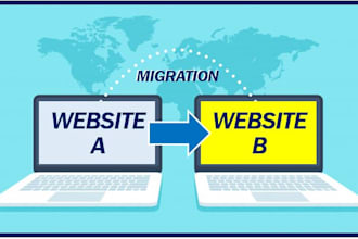 do all website migration like wordpress, php, html and etc