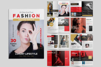 design business brochure, company profile, catalog, magazine