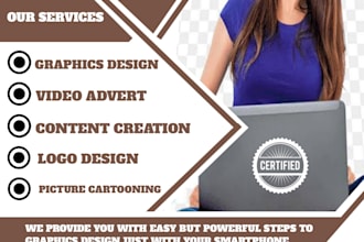 design premium quality graphics materials