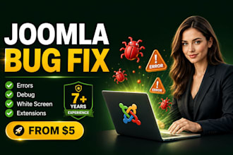 fix customize and develop your joomla website professionally