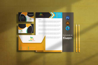design business card, letterhead,envelope and stationery items