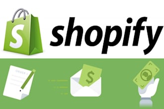 create a full professional store on the shopify